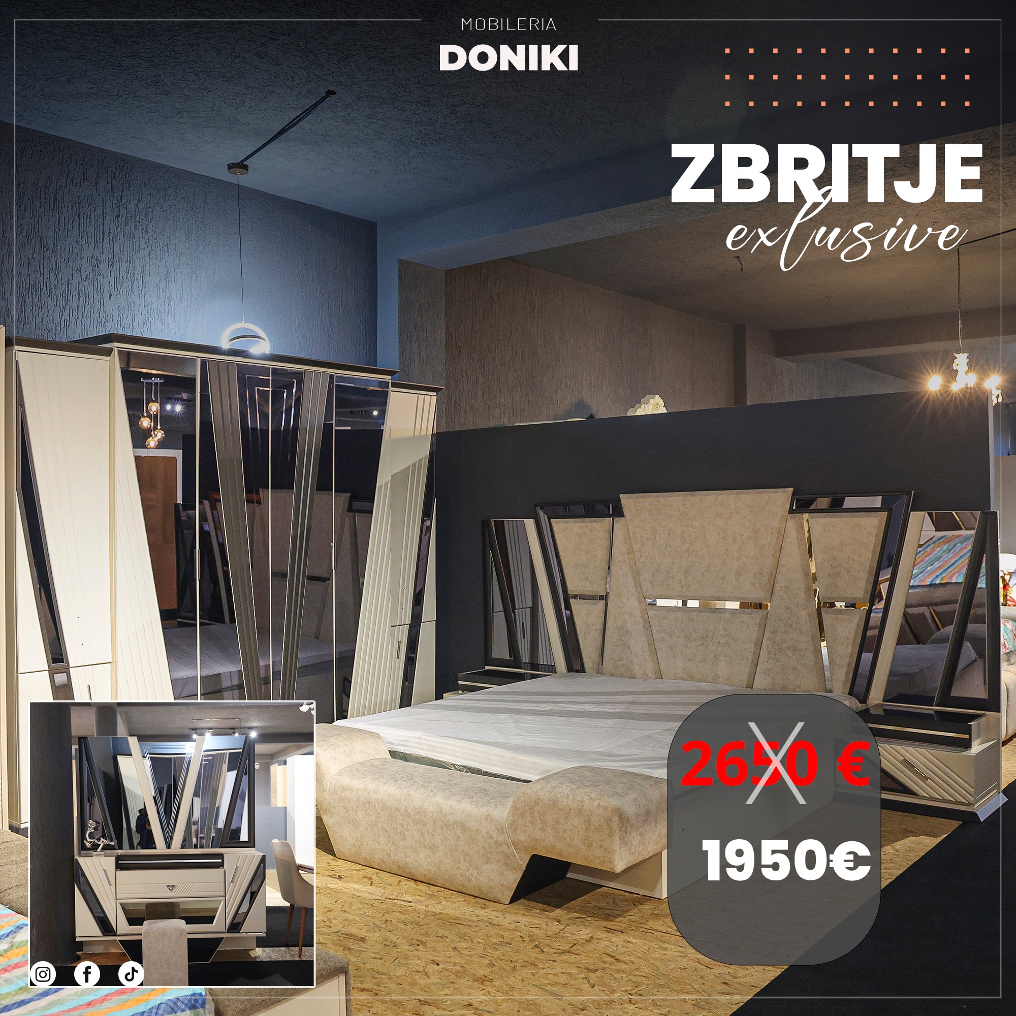 Zbritje EKSKLUZIVE për dhomat e gjumit! – Mobileria Doniki (3)