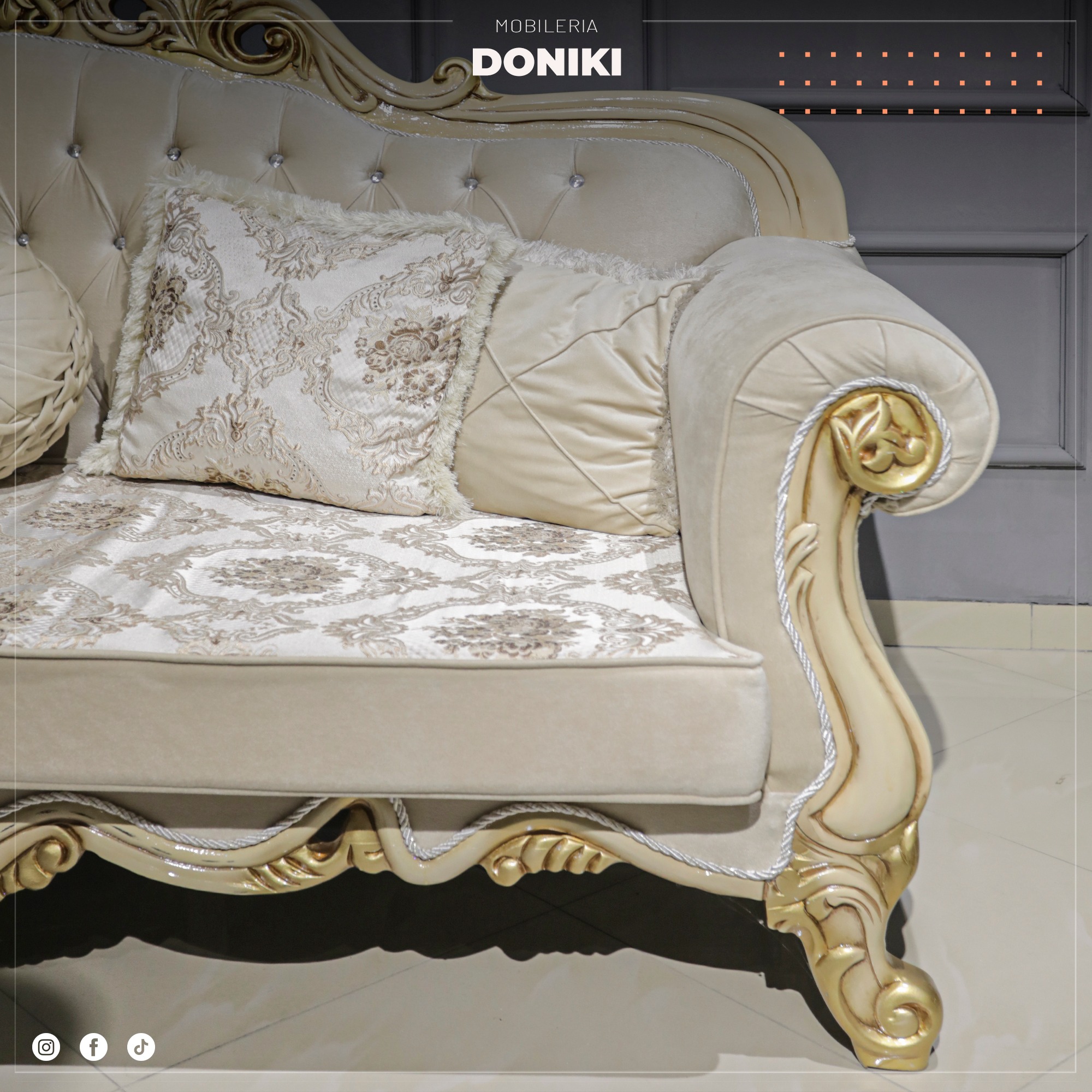 Garnitura 3+3+1+1 + tavolinë mesi: ➝ – Mobileria Doniki (2)