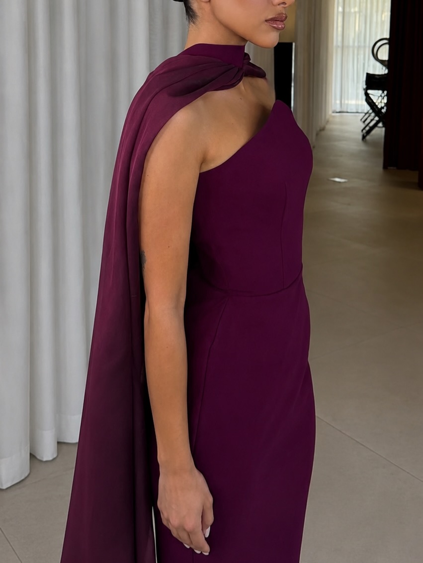 Introducing the Selene Gown in Deep Plum. – MONDA BEQIRI (4)