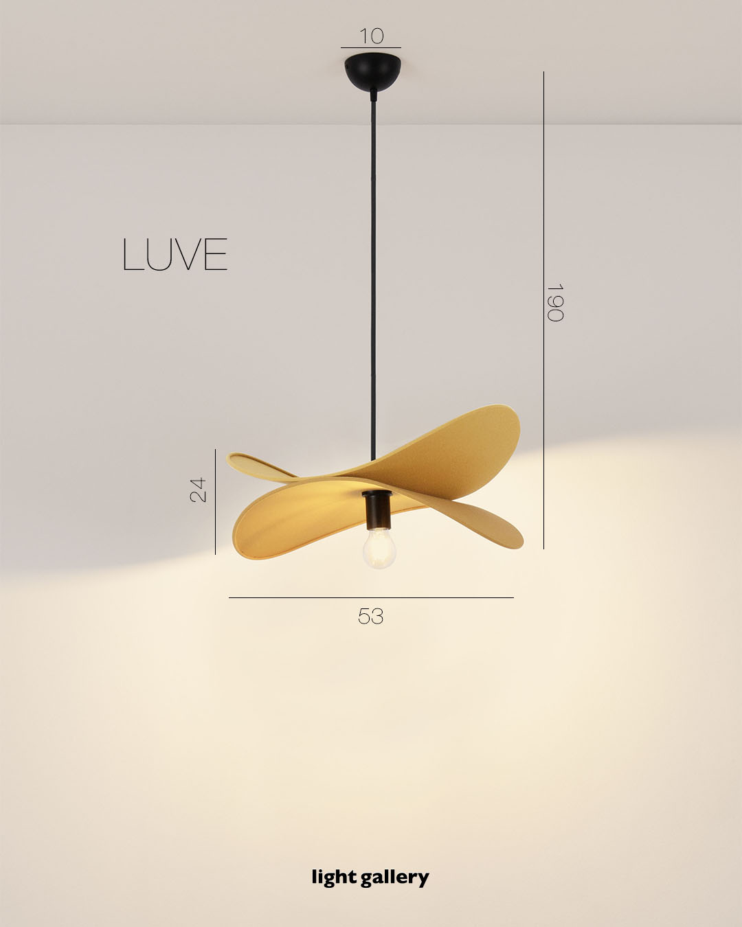 LUVE, llambë e varur me dizajn skulpturor – Light Gallery (2)