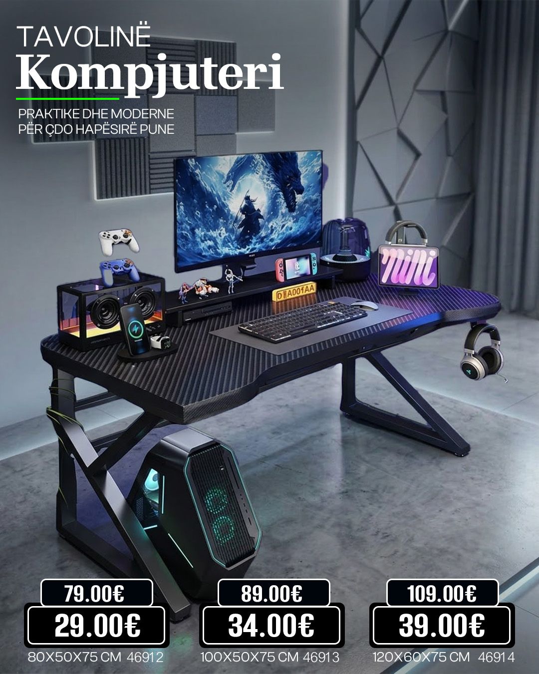 Krijo setup-in tënd ideal të gaming!