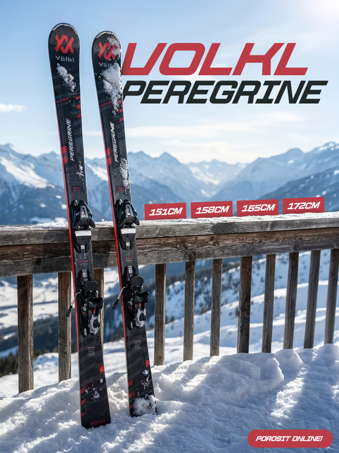 Zbulo pistat me Völkl Peregrine X VMOTION1 !