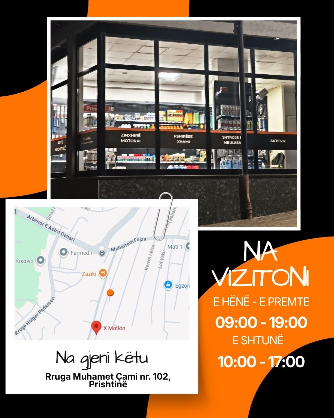 Rruga juaj kalon nga X Motion!