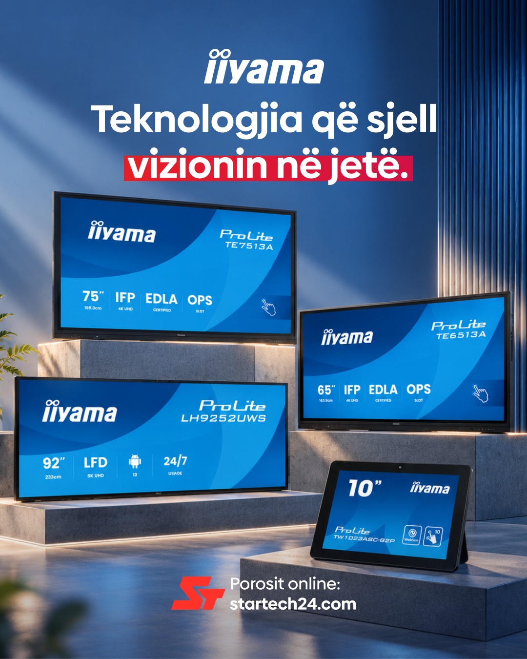 Nga ekranet interaktive për prezantime dhe bashkëpunim