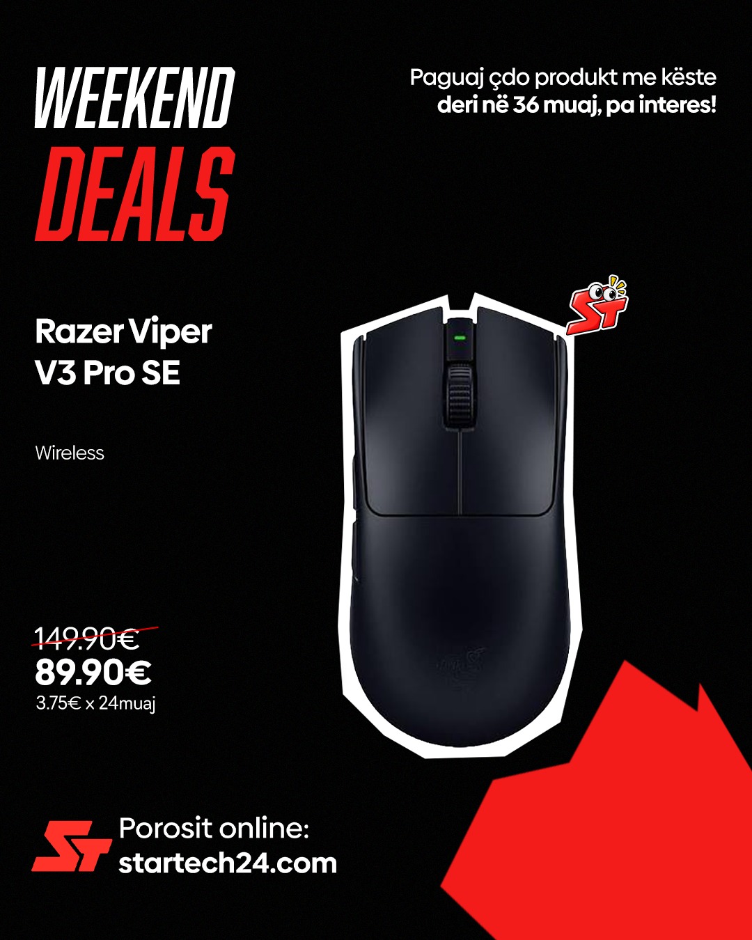 Maus Gaming Razer Viper V3 Pro SE.