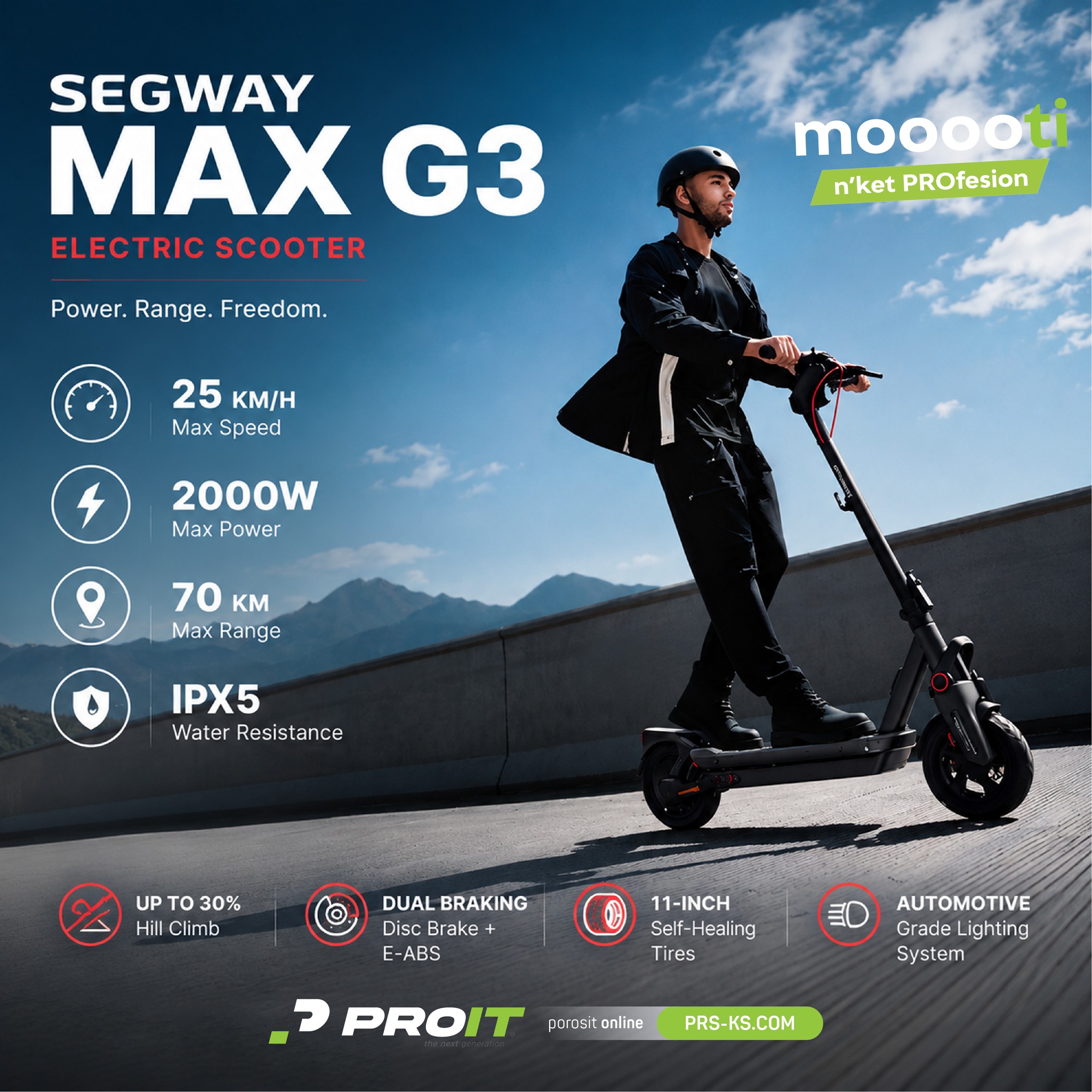 Segway MAX G3 – fuqia që të çon më larg