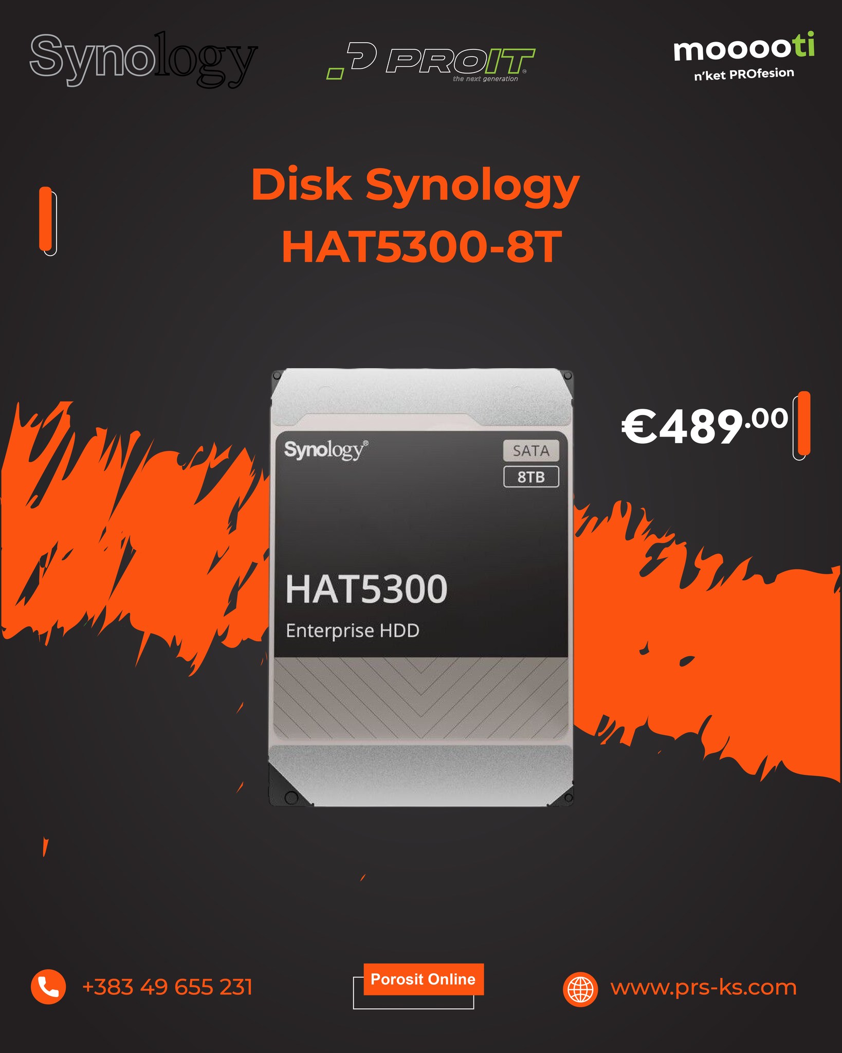 Disku Synology HAT5300-8T (8TB) është zgjedhje ideale për
