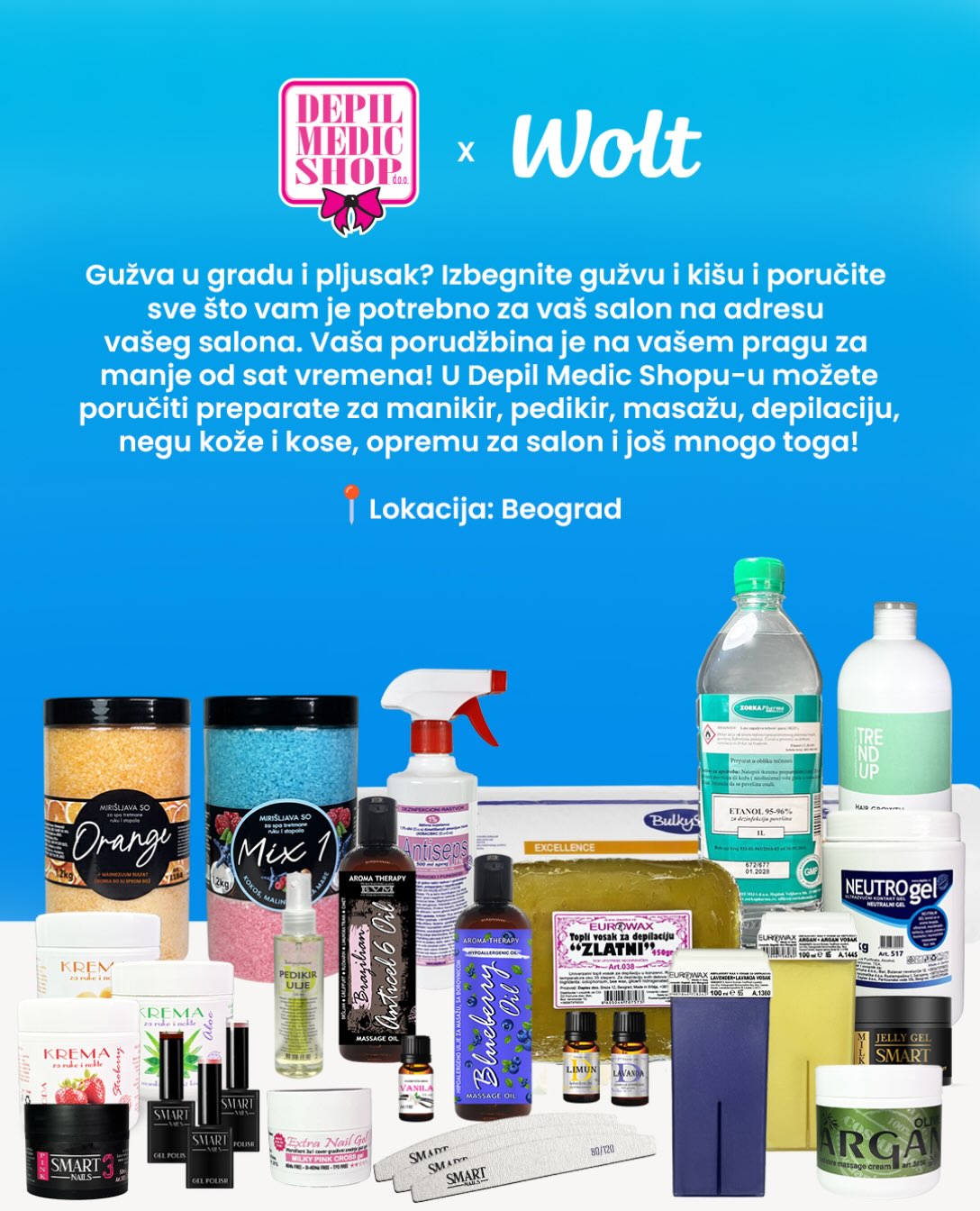 Gužva u gradu i pljusak? – Depil Medic Shop | Profesionalna kozmetika