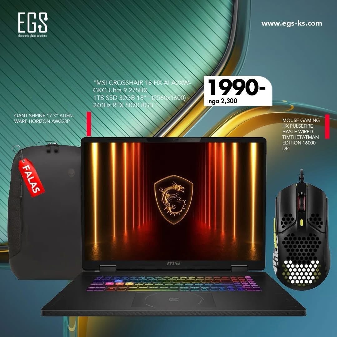 Msi crosshair 18 hx ai a2xwgkg