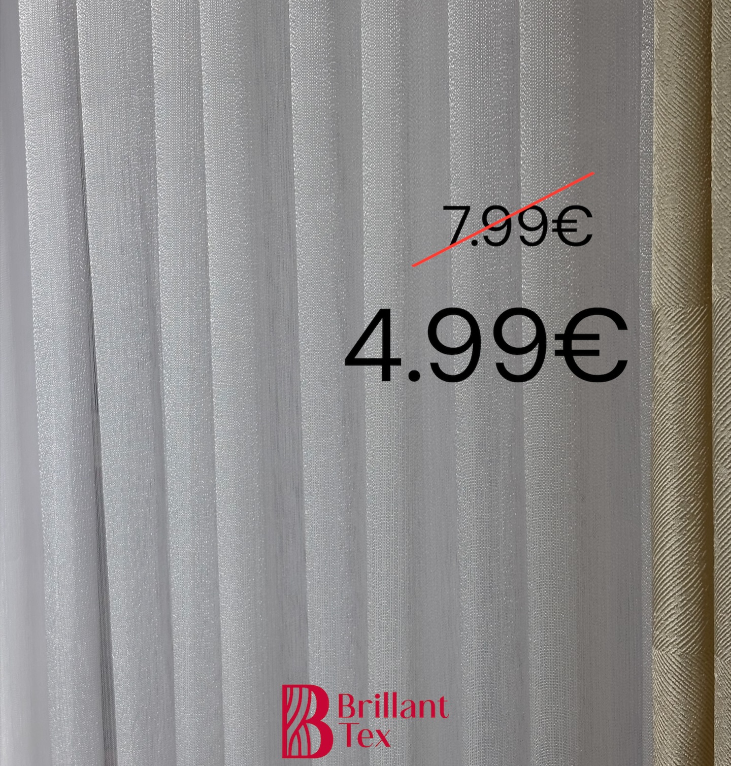 Kjo perde është e lehtë – Salloni i perdeve BRILLANT TEX