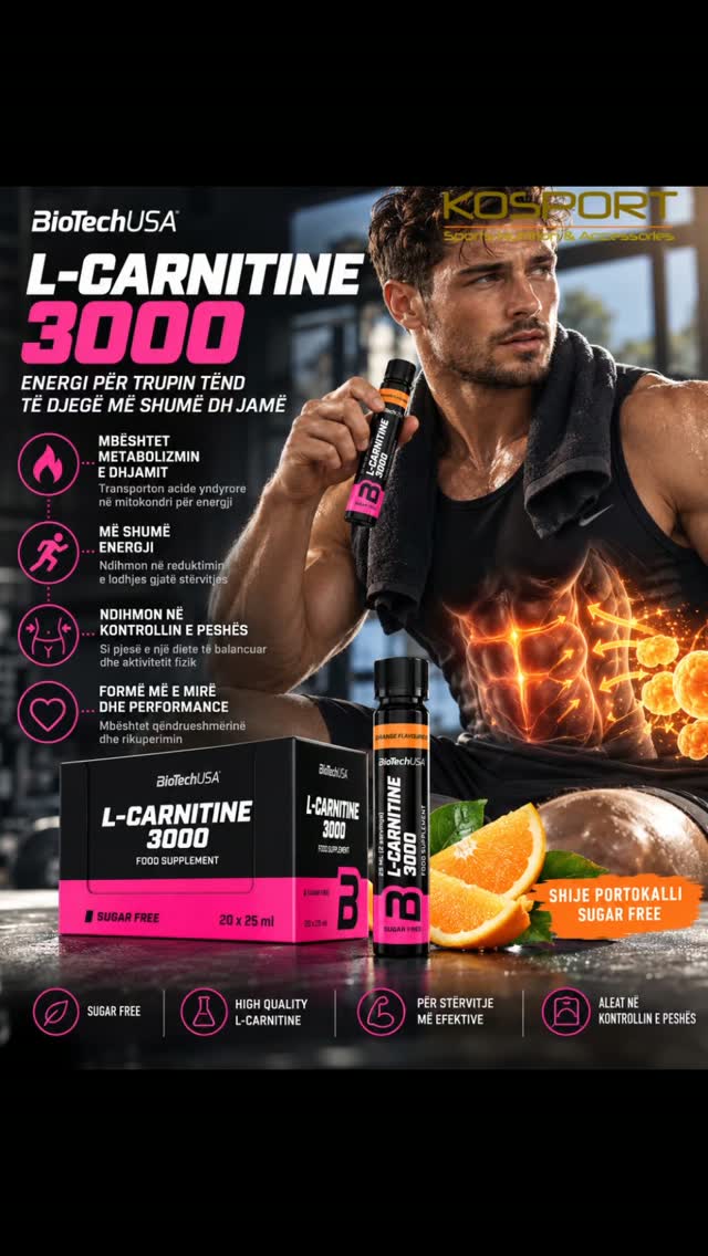 L-carnitine 3000 — çfarë bën realisht?
