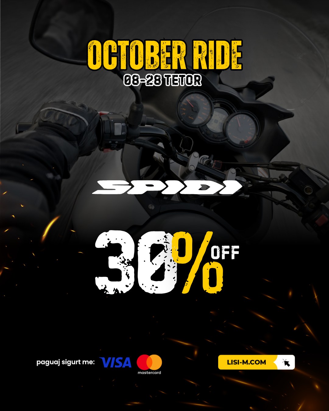 SPIDI – 30% ZBRITJE gjatë October Ride.