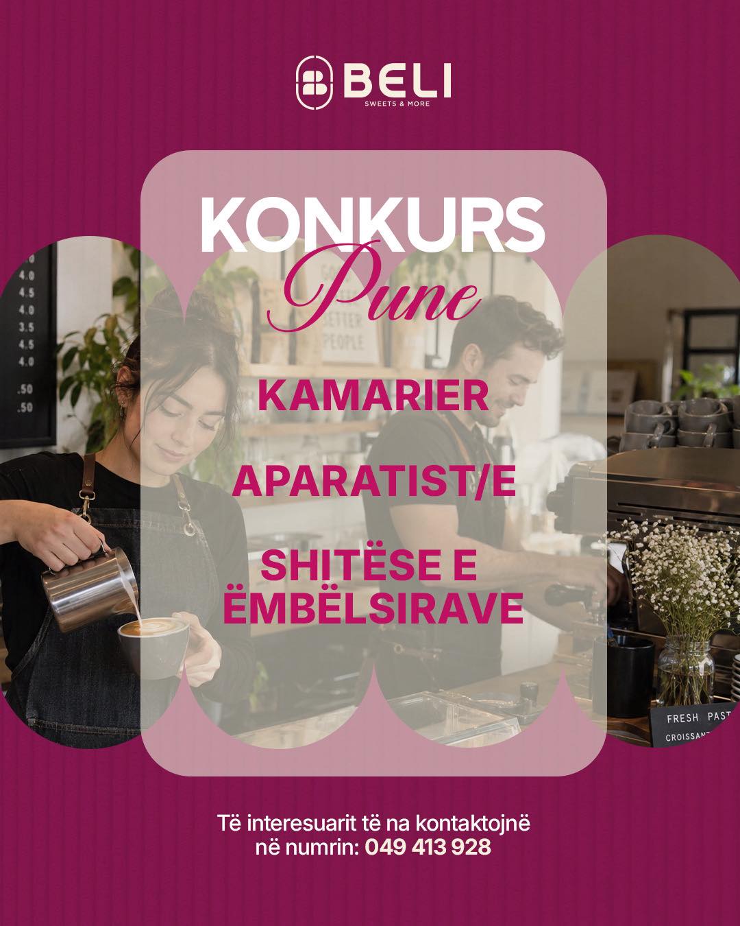 Bëhu pjesë e ekipit Beli!