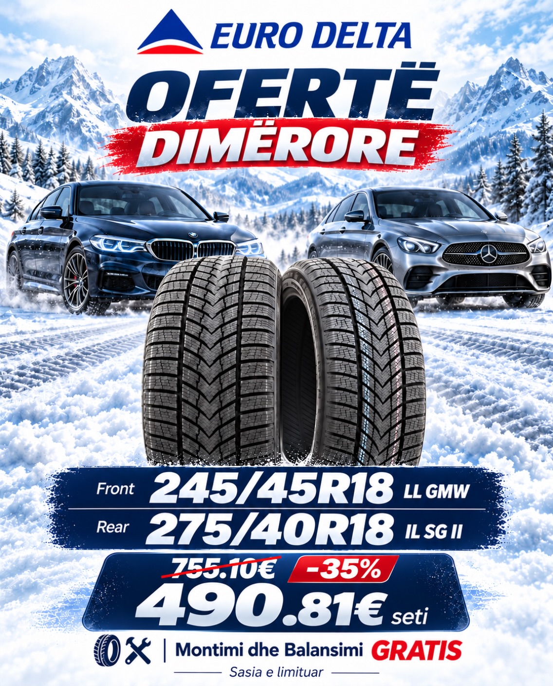 Përgatitu për dimër me këtë set gomash