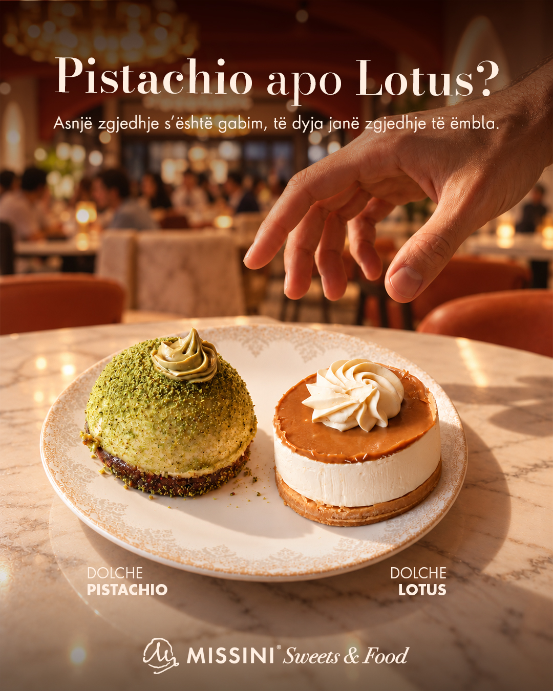 Pistachio apo Lotus? – Missini Sweets /Prizren