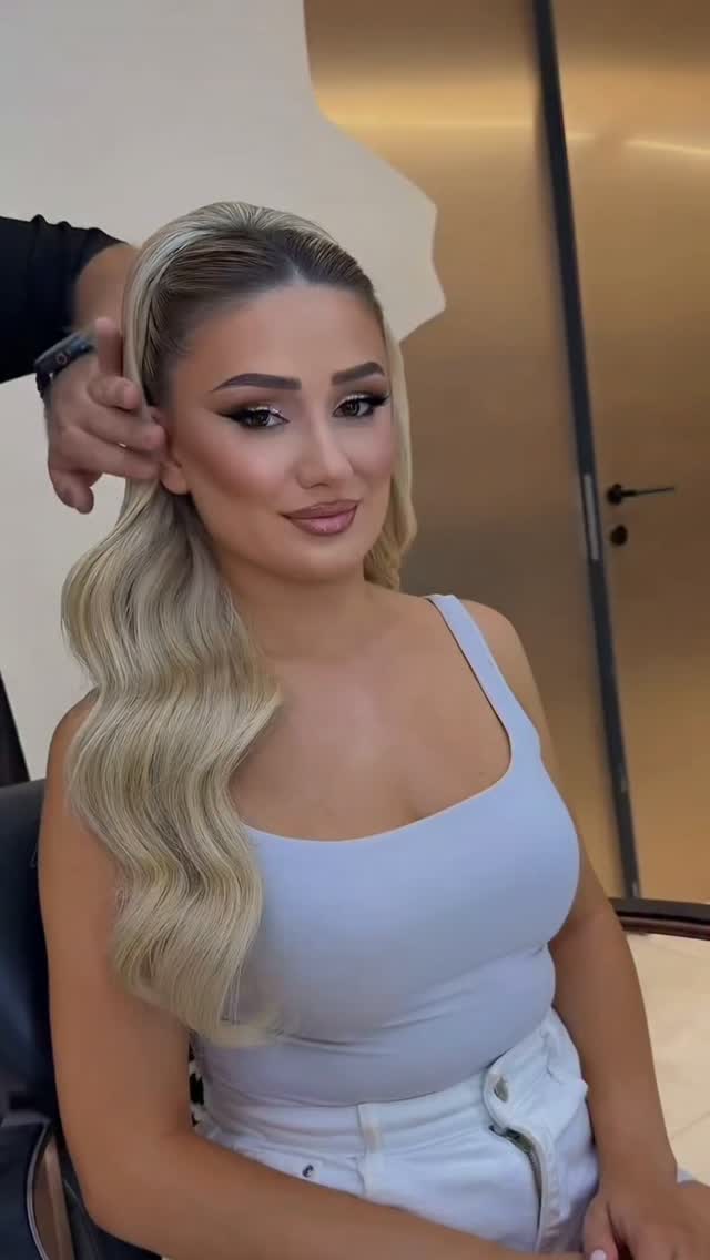EXTENSIONS on our beautiful babe mirjjeta – Edona's Hair EXTENSIONS