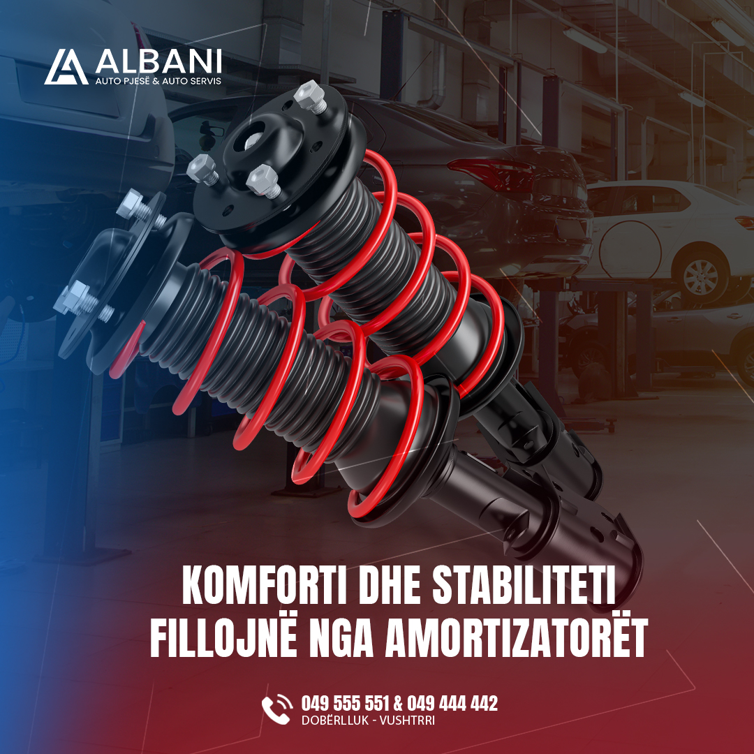 Komforti dhe stabiliteti fillojnë nga amortizatorët.