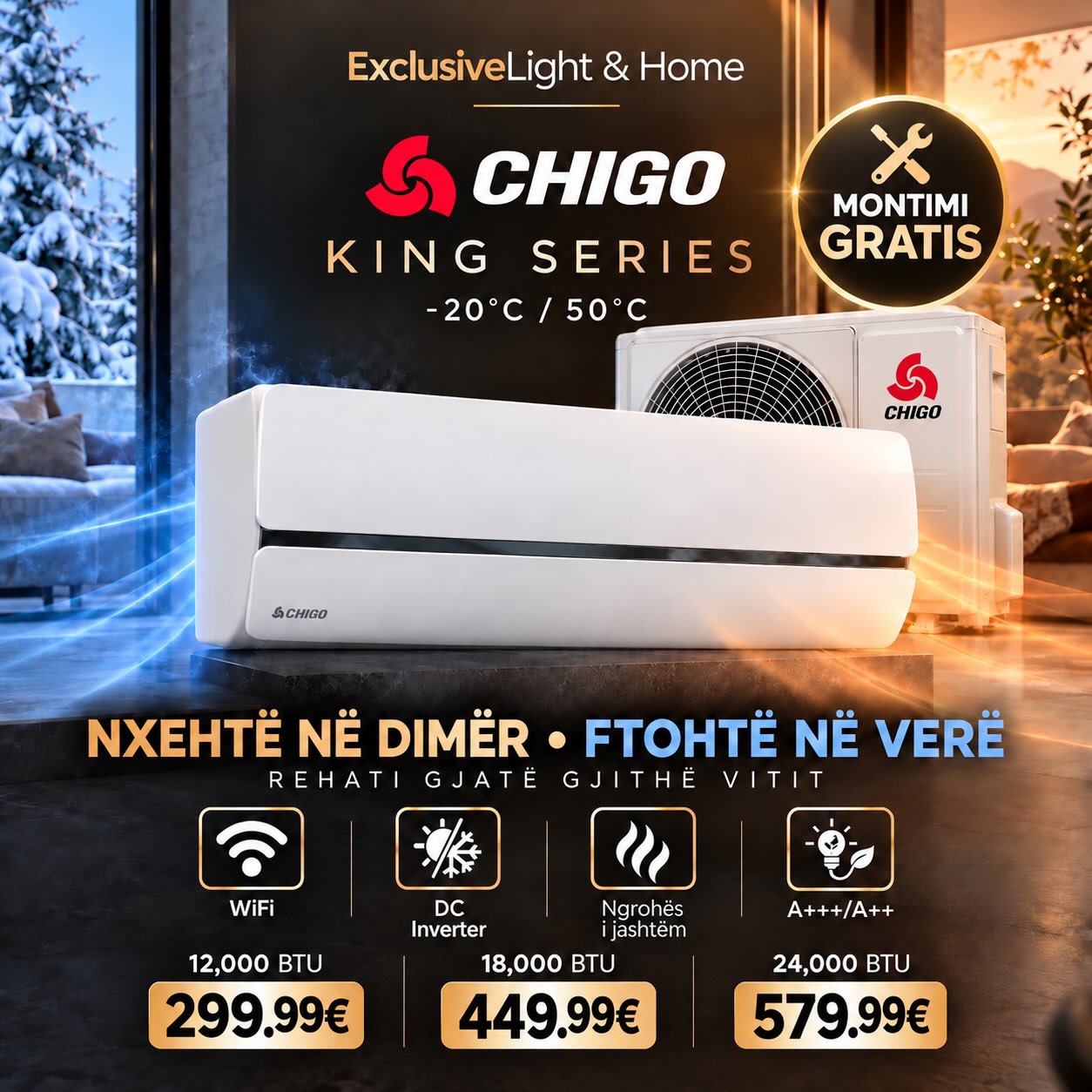 Chigo king series – Exclusive Lights & Home