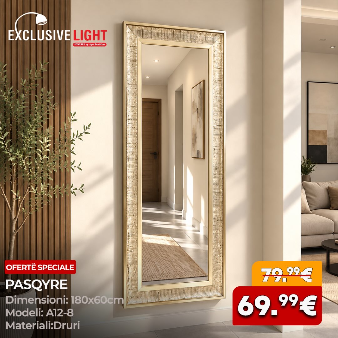 Pasqyrë 180×60 cm – Exclusive Lights & Home (2)