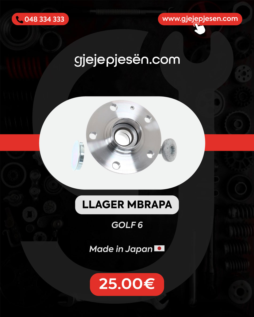 Llager mbrapa – VW Golf 6 Made in Japan