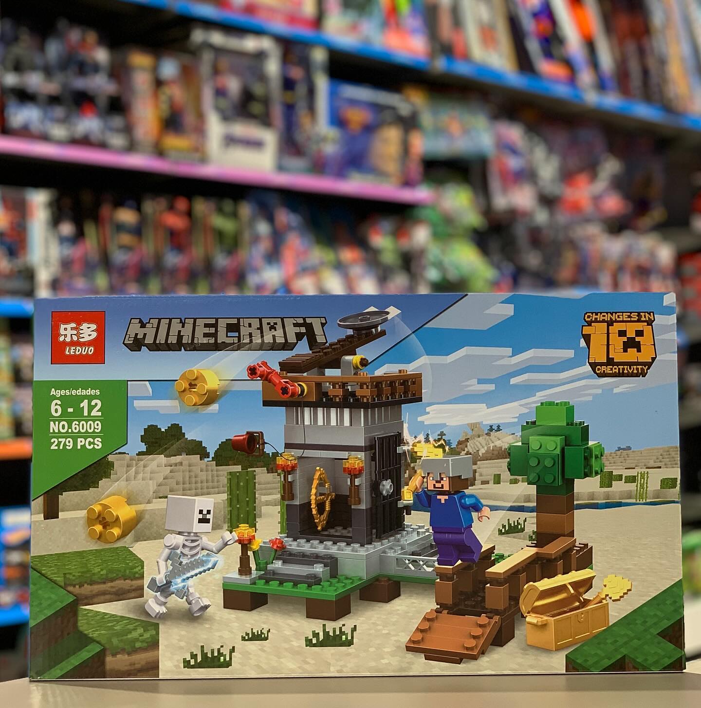 Lodra formuese Minecraft me 279 pjese