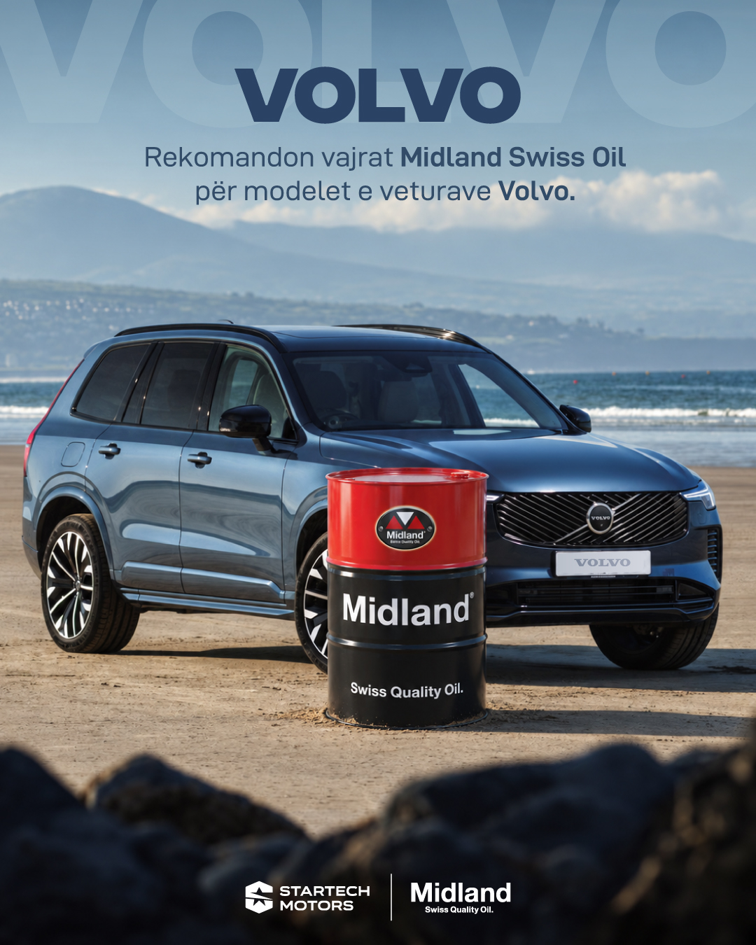 A e dini se Volvo rekomandon vajrat Midland Swiss Oil si