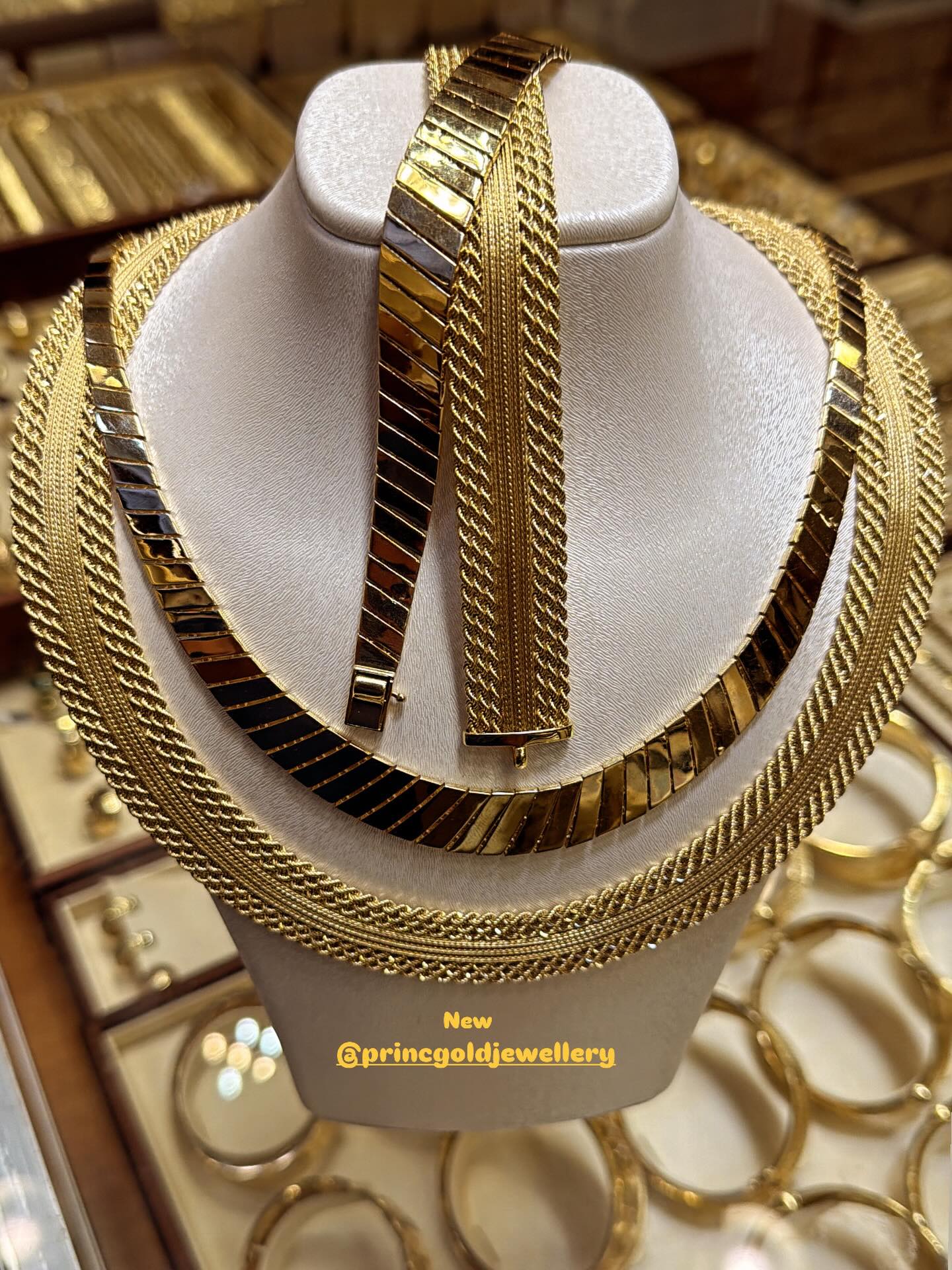 Princgoldjewellery new set ‘