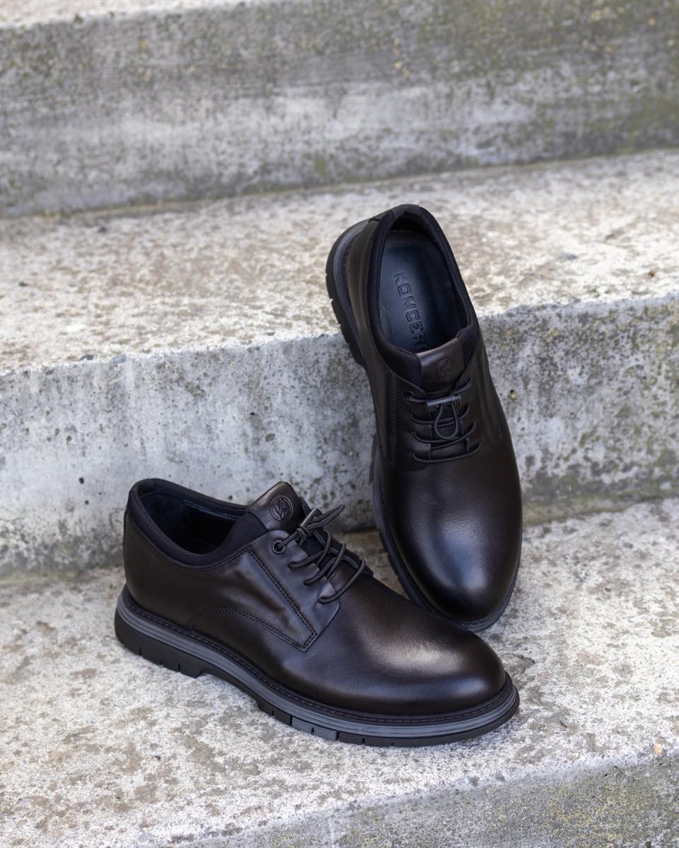 Këpucë formale, me lidhësa stretch. – Luciani Bellini Footwear
