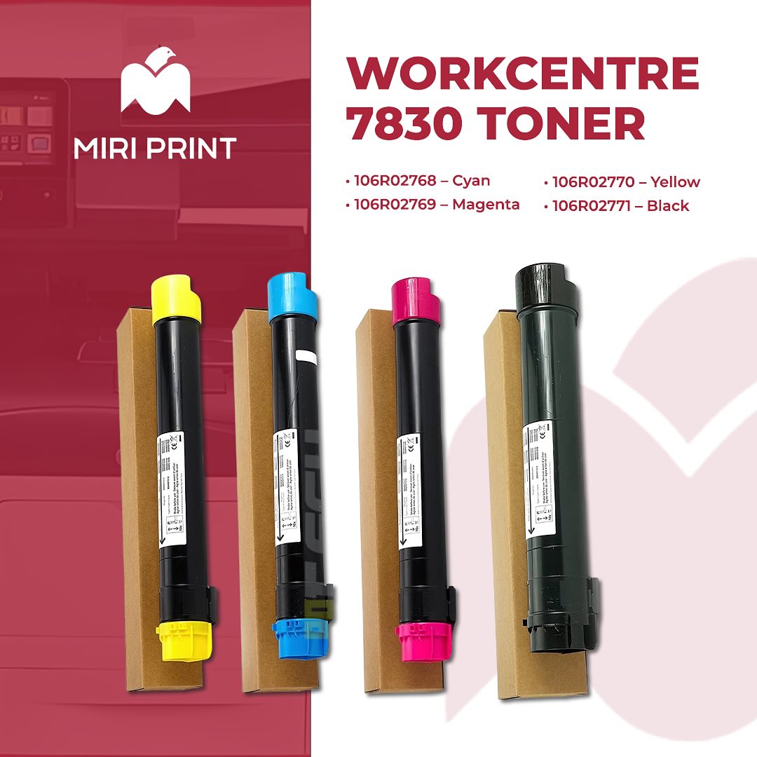Miri Print sjell për ju tonerat për Xerox WorkCentre 7830.