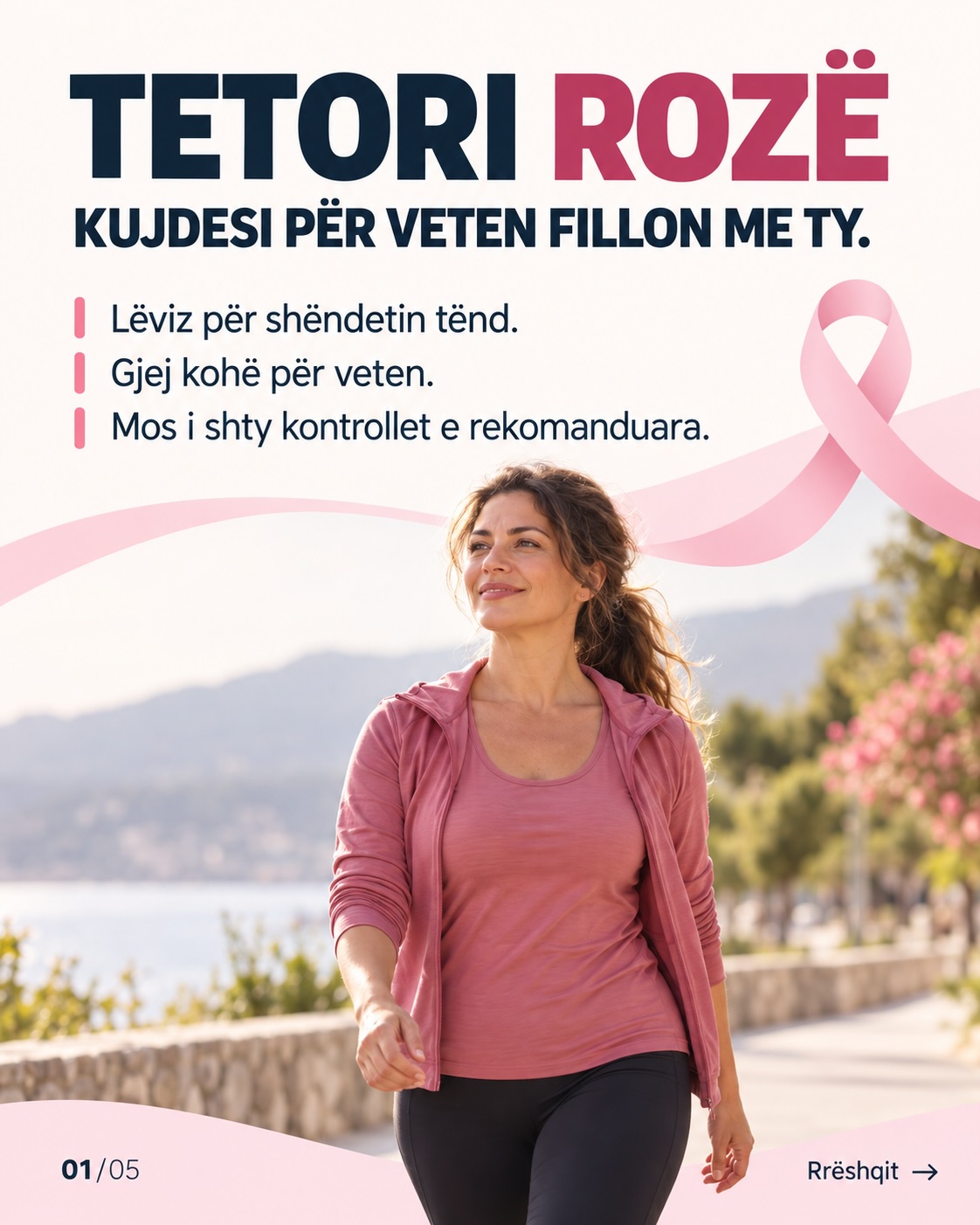 Tetori Rozë na kujton se shëndeti ynë meriton vëmendje gjatë