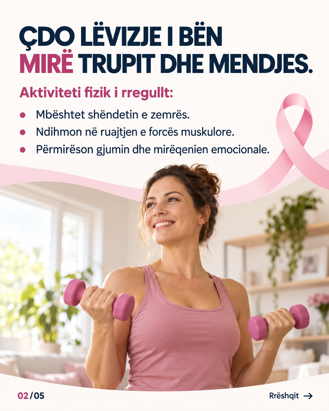 Tetori Rozë na kujton se shëndeti ynë meriton vëmendje gjatë – IMPRO❤️E (2)
