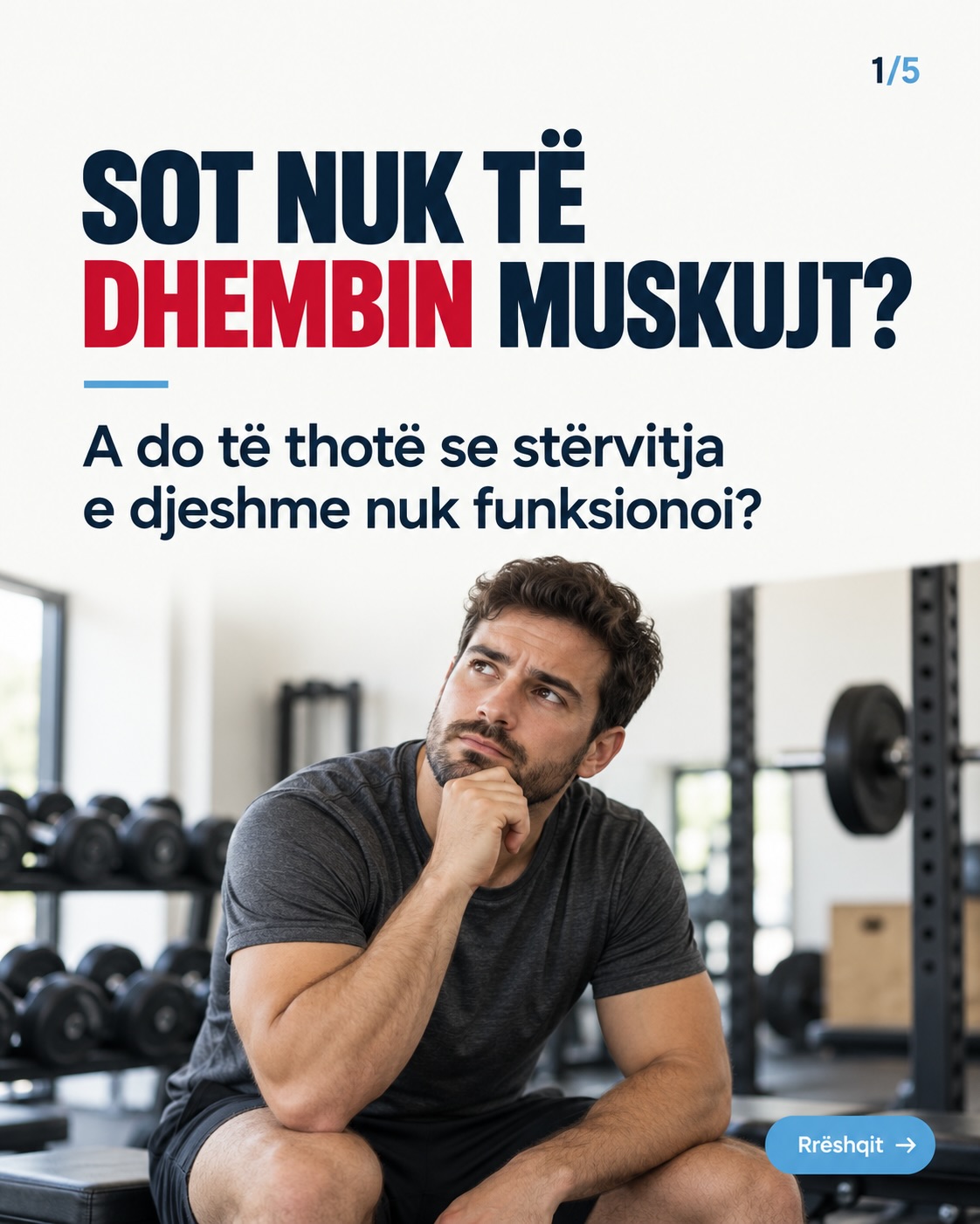 Nëse nesër ngjit shkallët pa problem... a do të thotë se sot