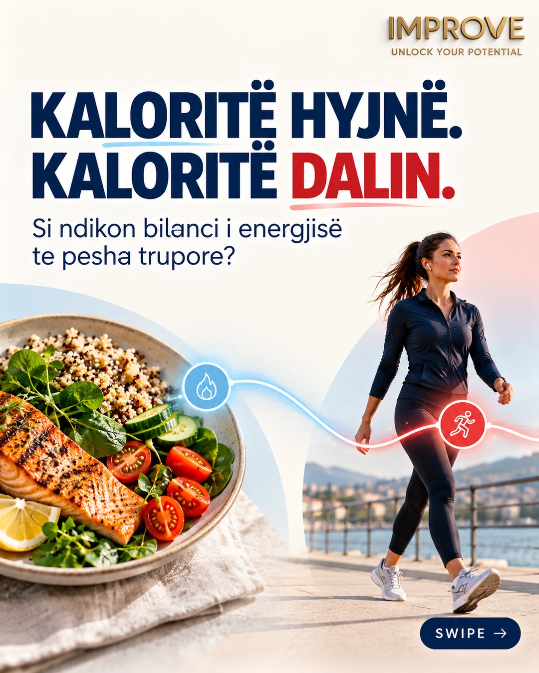Kaloritë që marrim dhe kaloritë që shpenzojmë