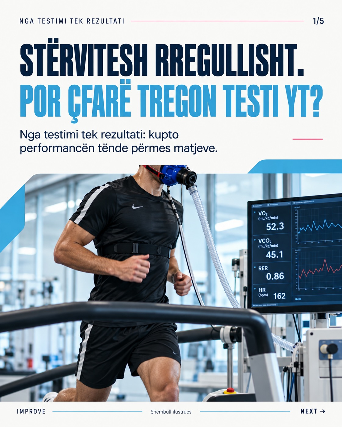 Stërvitesh rregullisht.