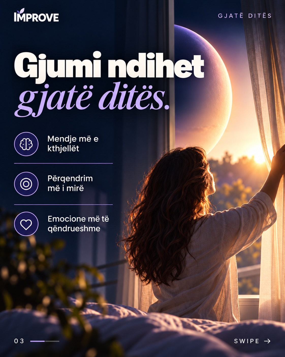 Gjumi ndikon në mënyrën si mendon – IMPRO❤️E (3)