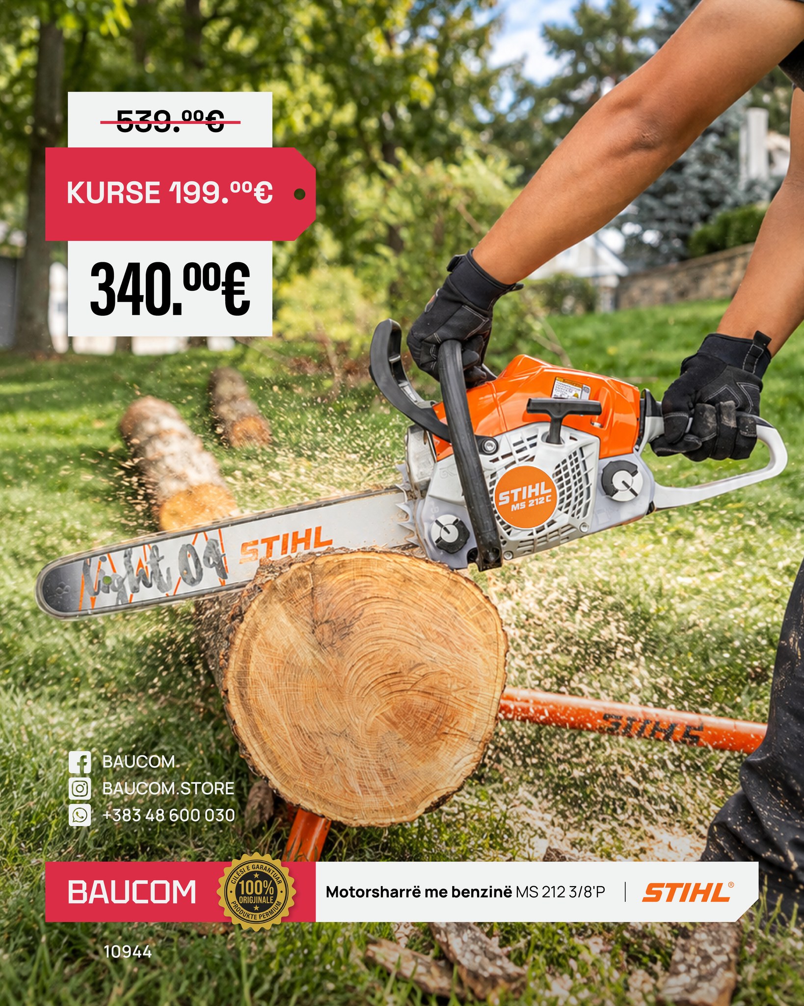 Kurse deri , në motorsharra STIHL. – BAUCOM (4)