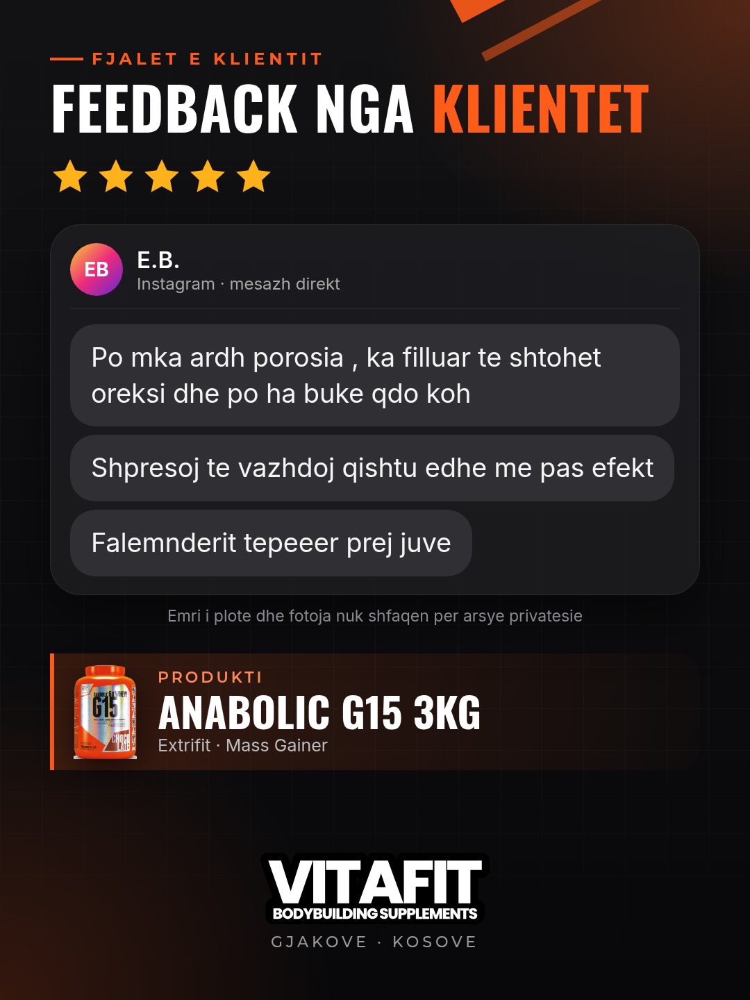Disa nga Dëshmitë e Klientëve tanë! – VITAFIT PROTEIN SHOP | Est. 2013 (4)