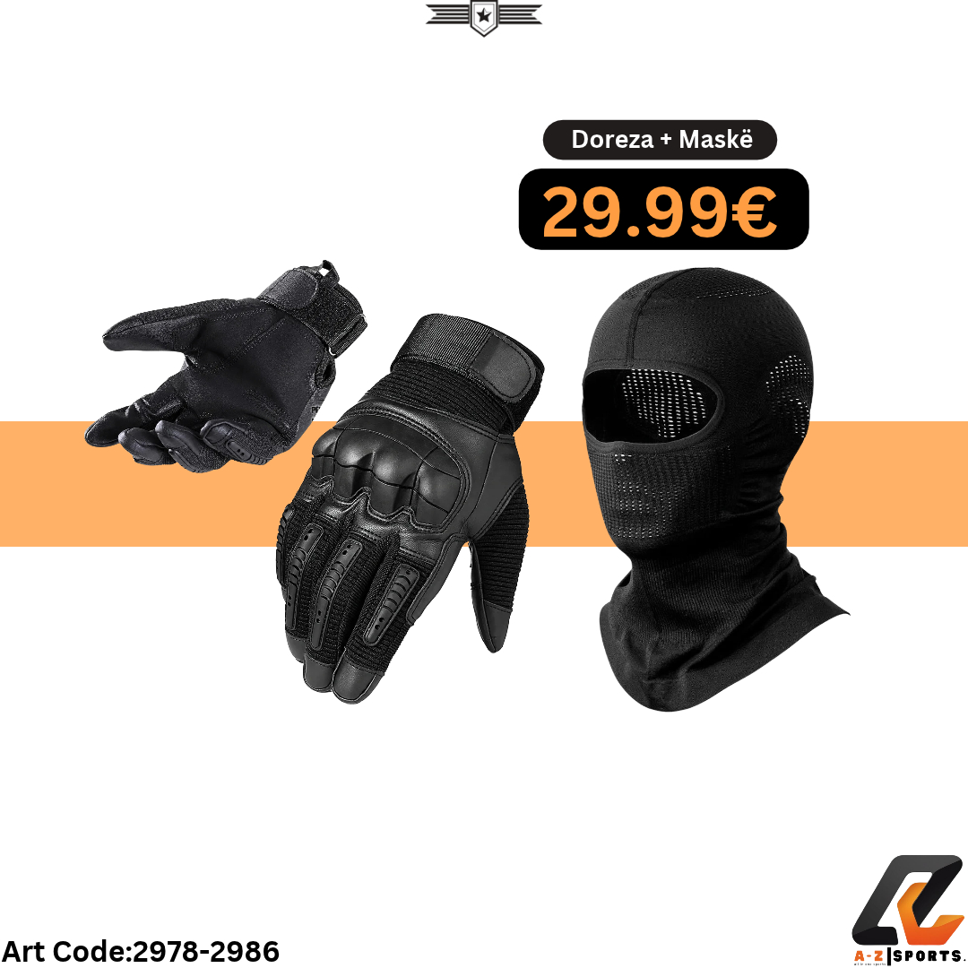 Doreza Premium Lëkure + Ski Mask me Ajrosje