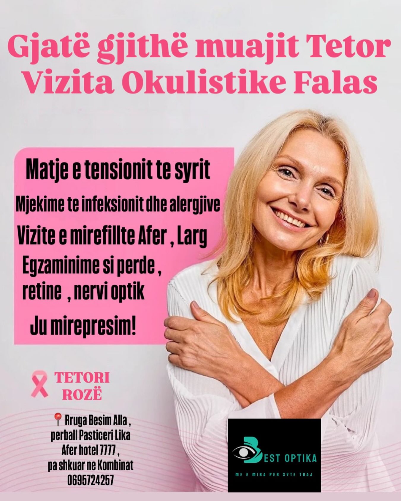 Per cdo zonje dhe zonjushe qe deshiron qe te kryej viziten