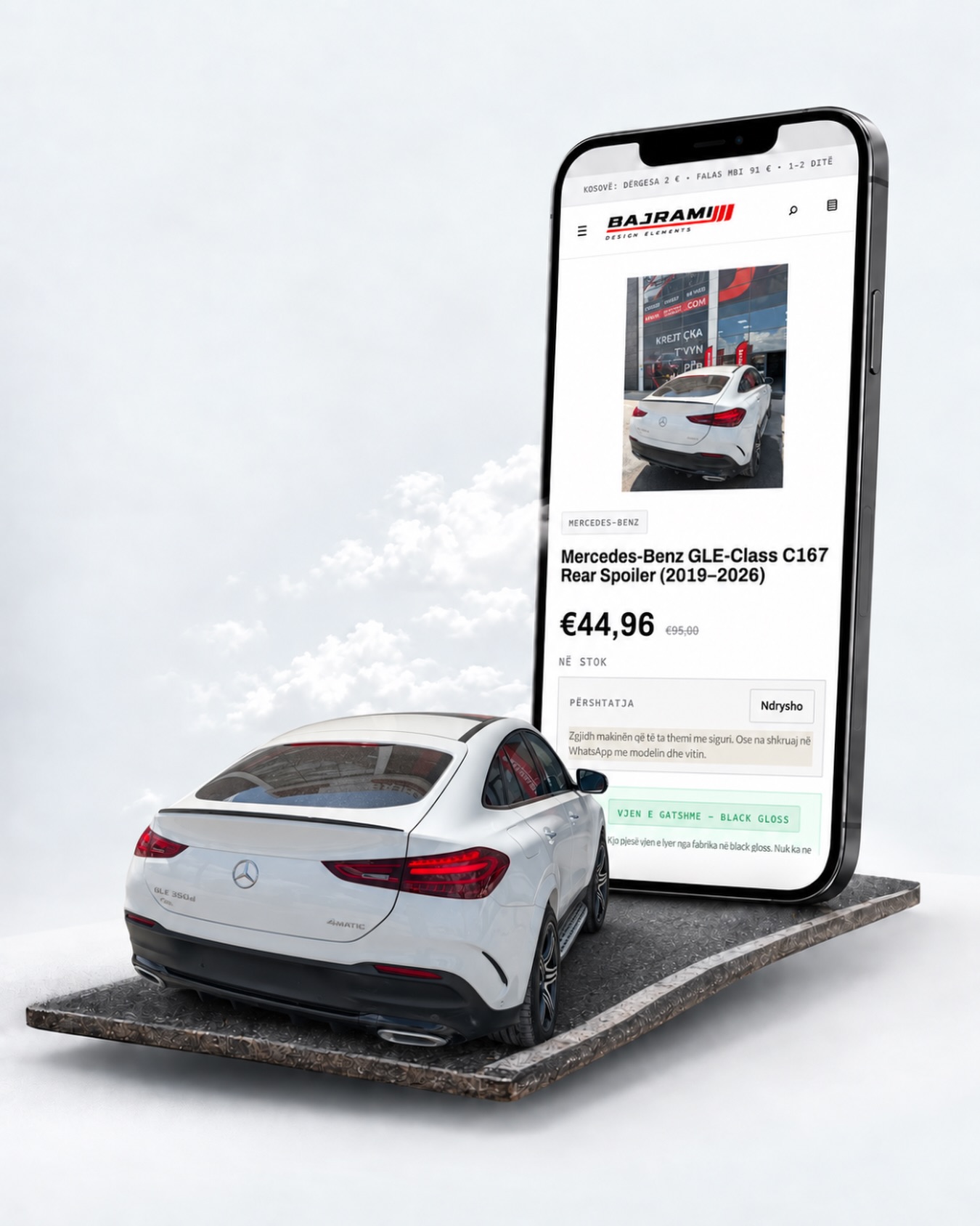 Spoiler për Mercedes-Benz GLE-Class C167 (2019–2026)