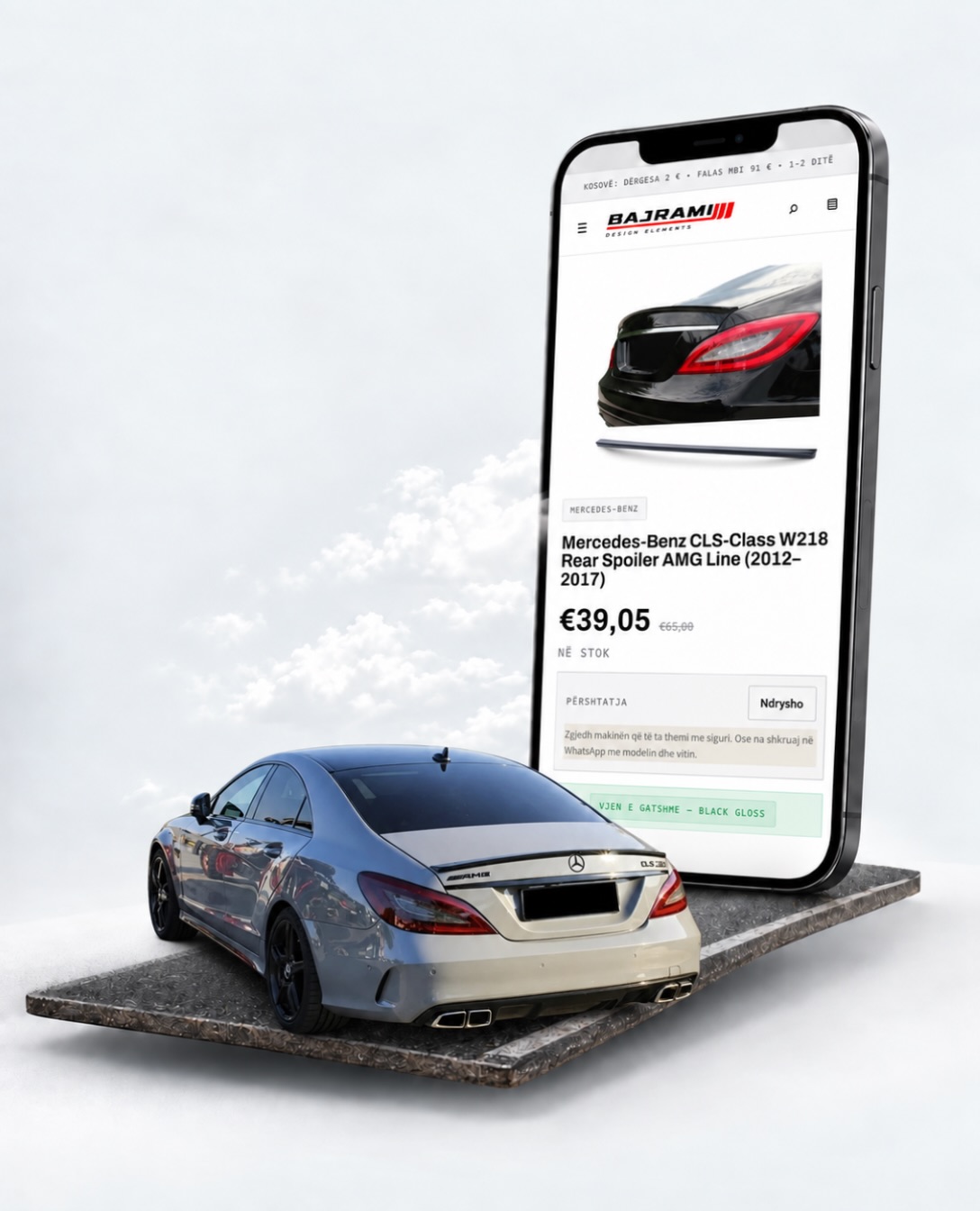 Rear Spoiler AMG Line për Mercedes-Benz CLS-Class W218
