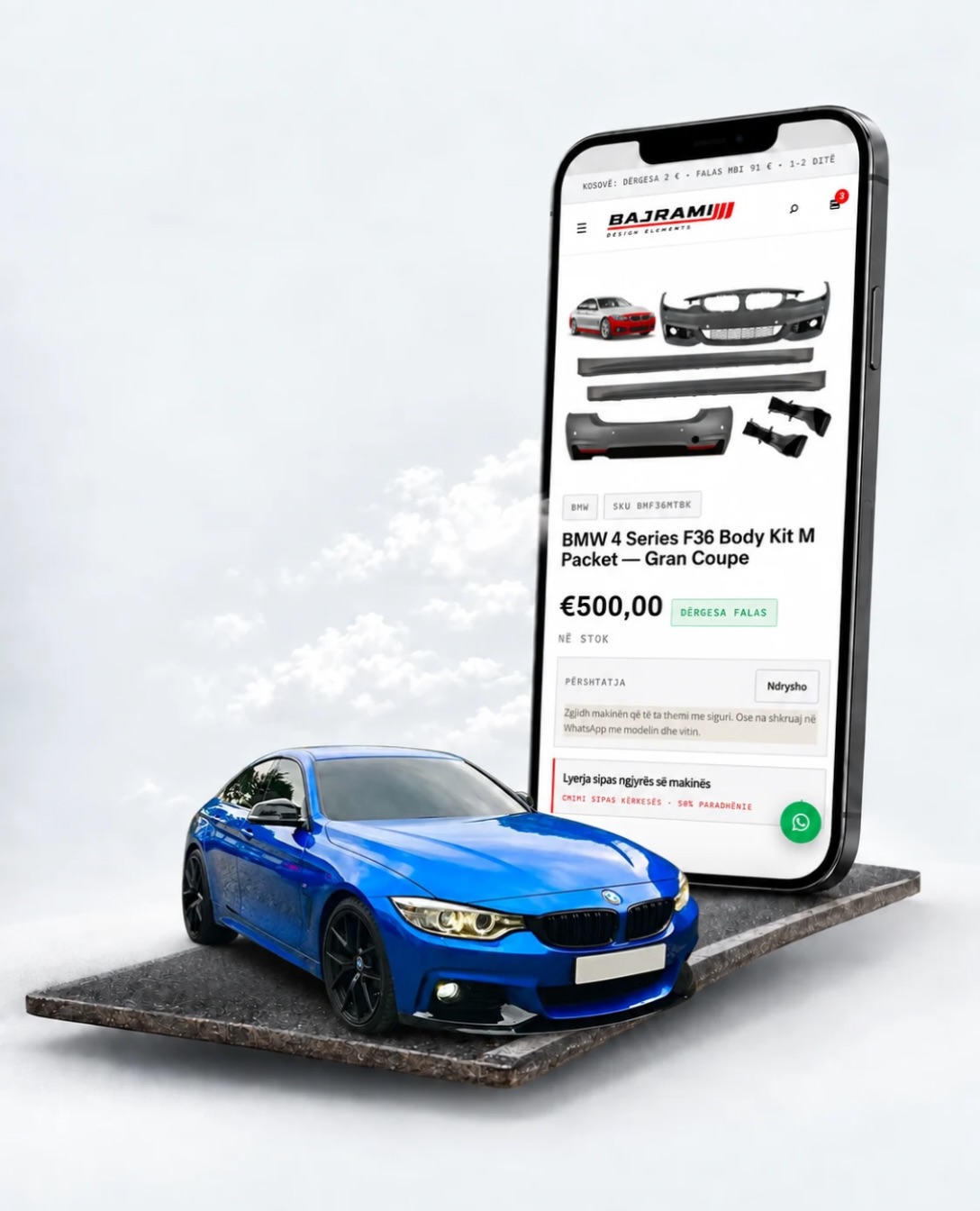 Body Kit M Packet për BMW 4 Series F36 (Gran Coupe)