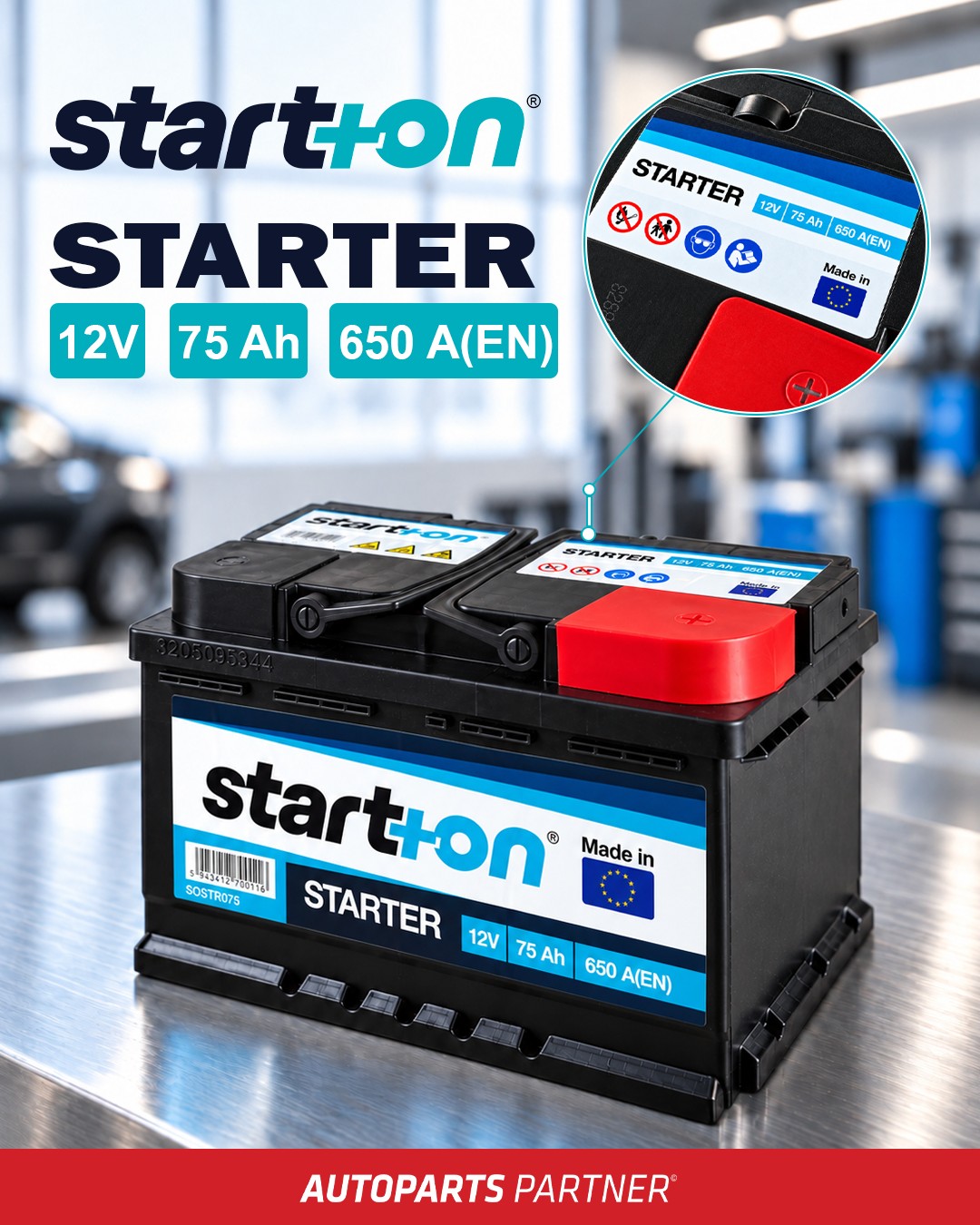 START+ON – Batteries for Cars and Heavy-Duty Vehicles!