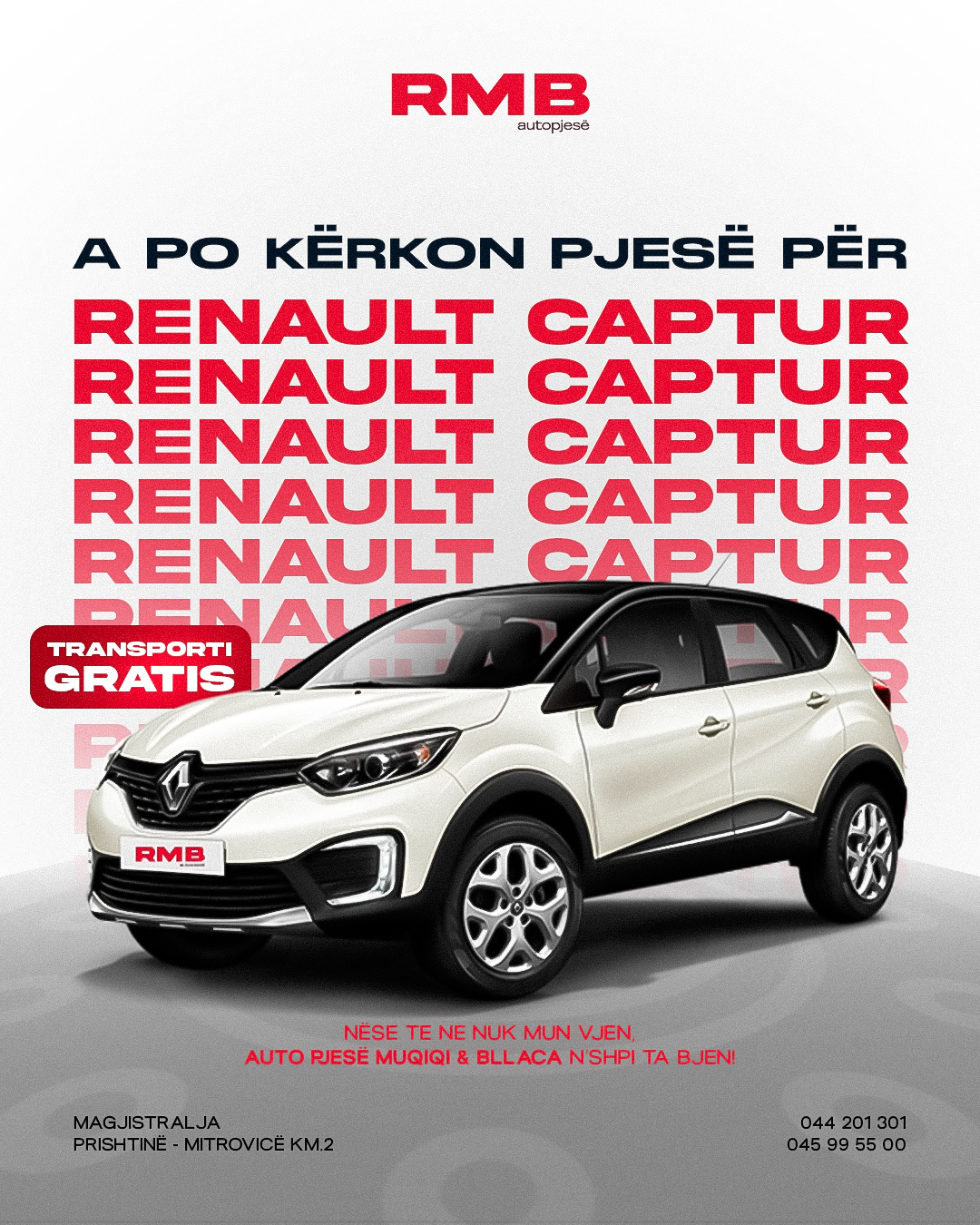 A po kërkon pjesë për Renault Captur?