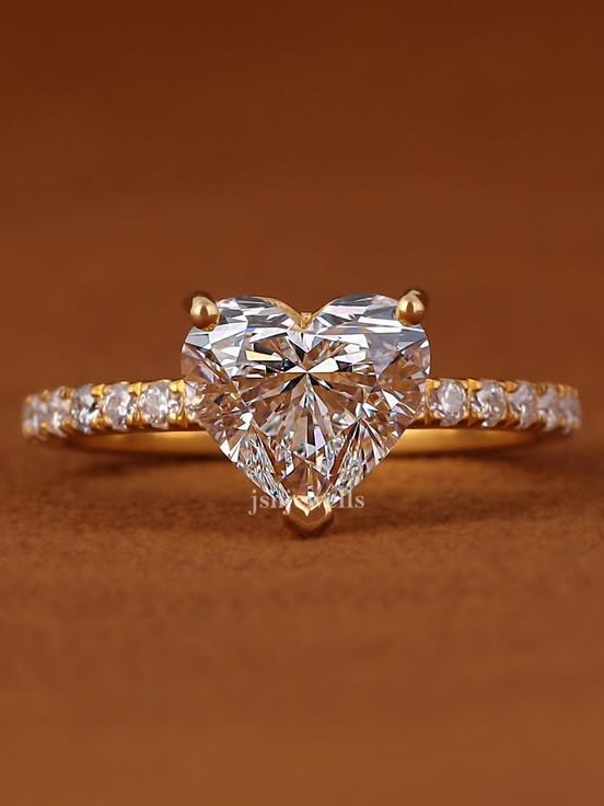Heart gold ring – Luxe Silver™ (3)