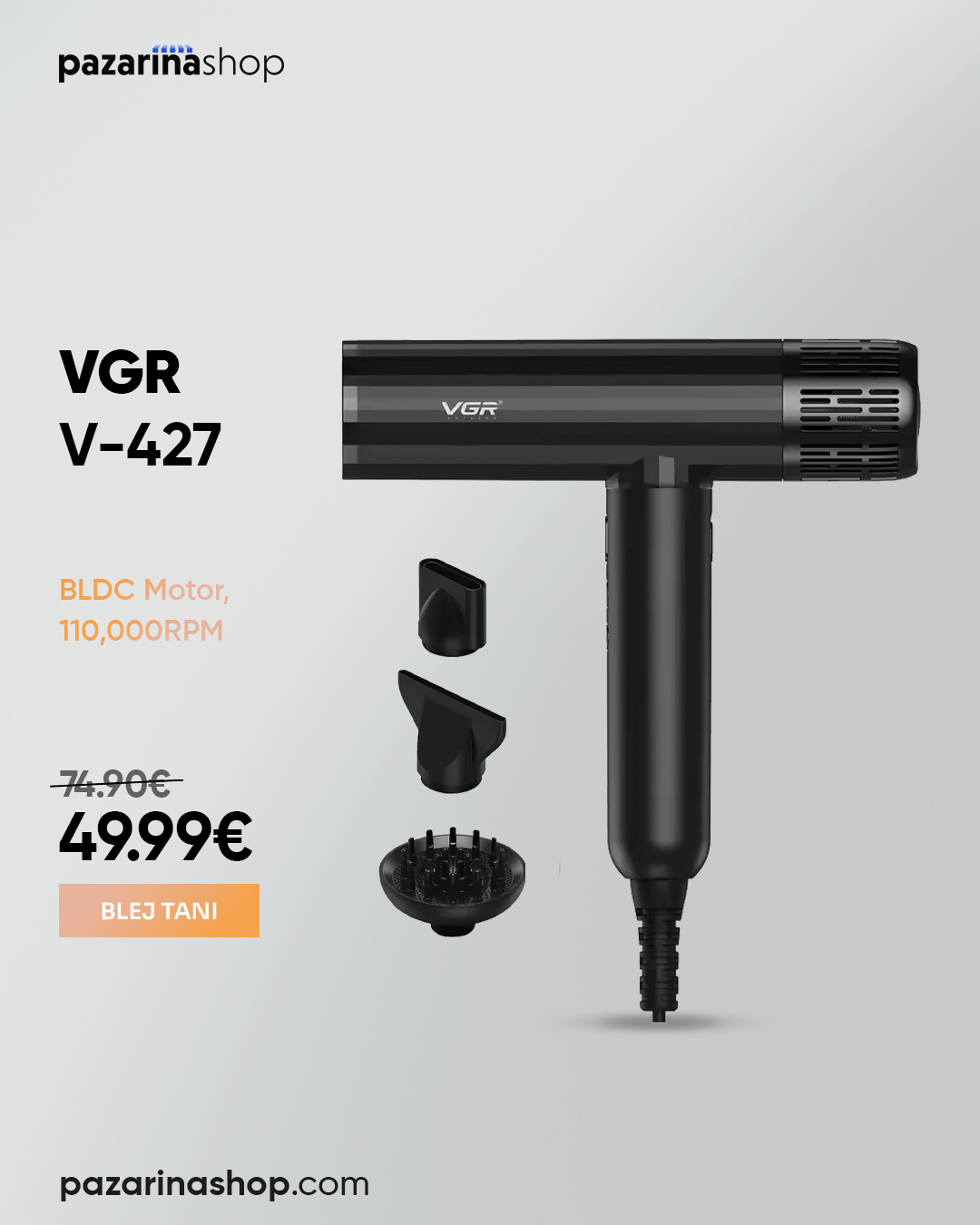 VGR V-427 Professional Hair Dryer