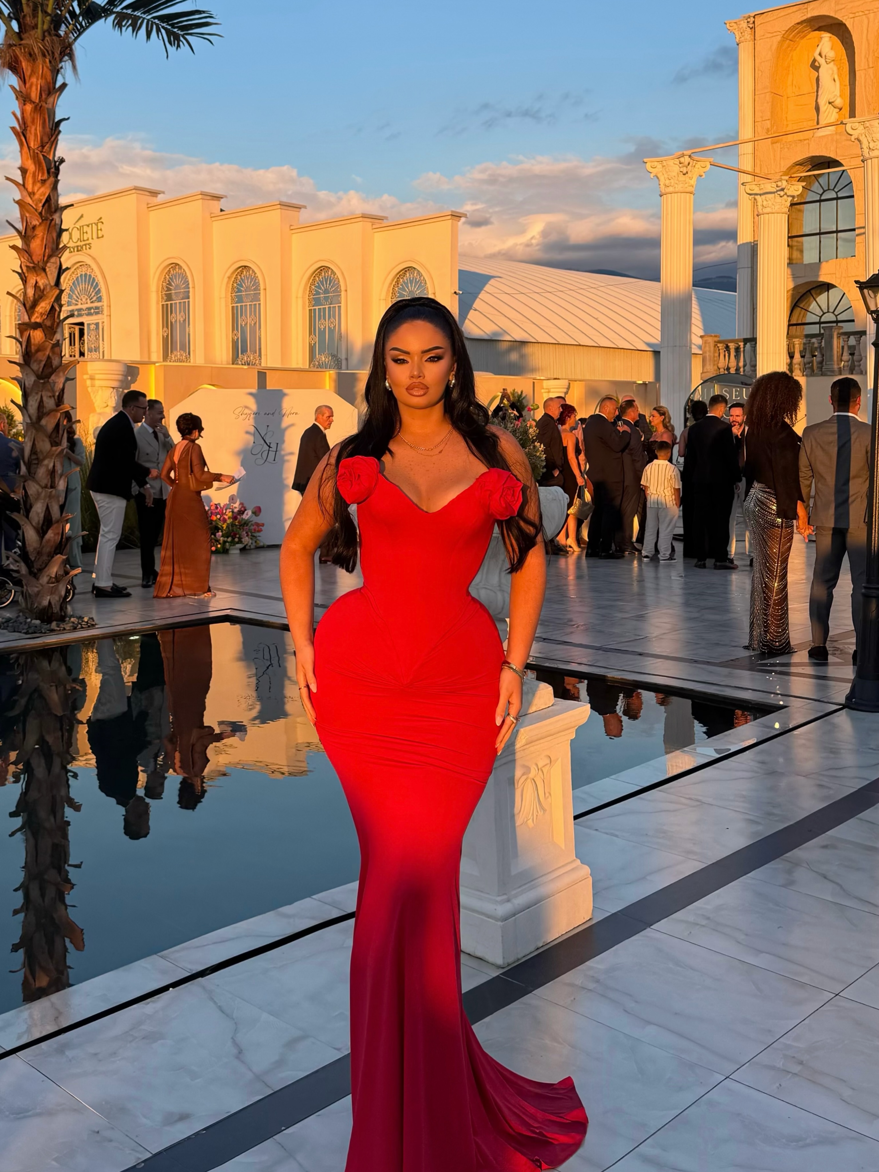 This new mama gentadylhasi looking fire in our red dress – ByElita Kozniku (2)