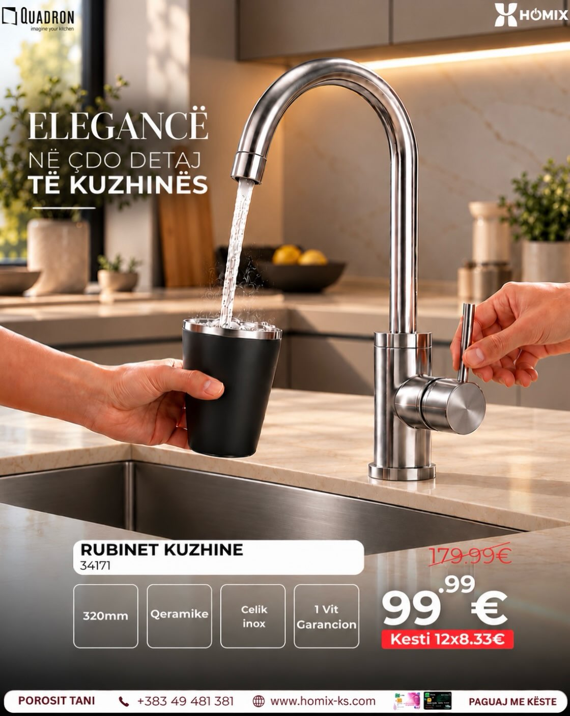 Elegancë në çdo detaj të kuzhinës!
