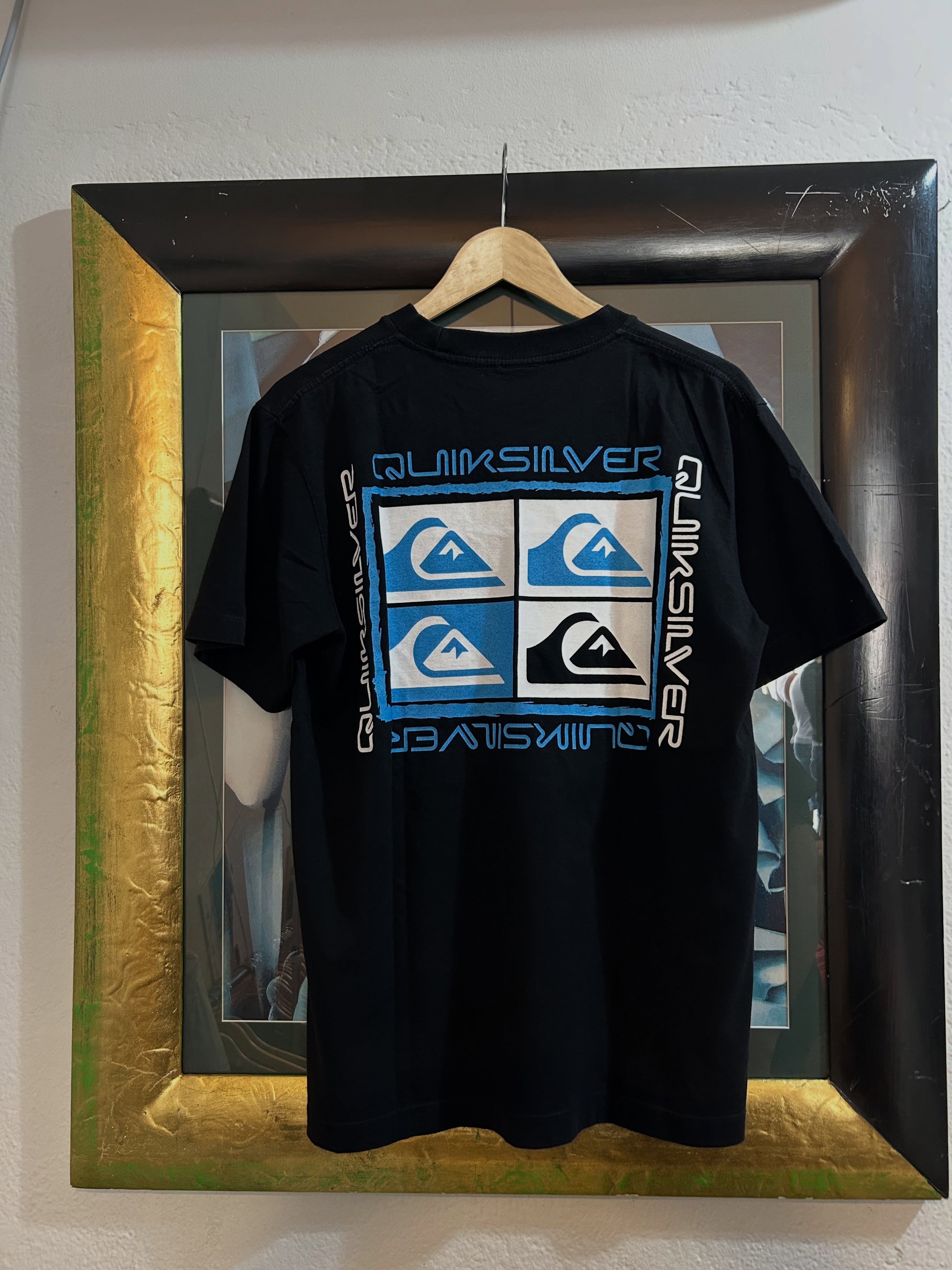 Bluzë vintage Quiksilver e zezë L – 1998 VINTAGE STORE (2)