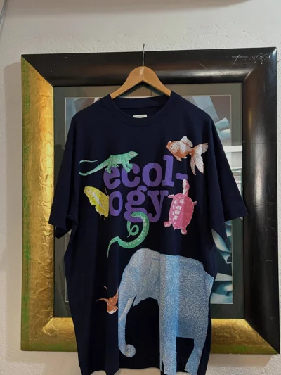 Bluzë vintage Ecology me kafshë XL